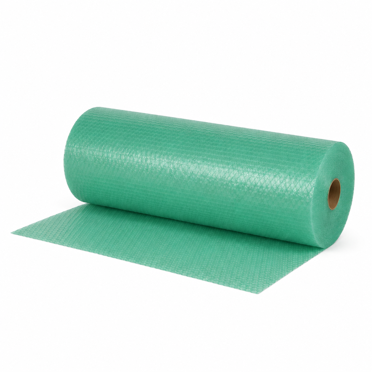 ÖKO-Luftpolsterfolie Ozeangrün – 100cm x 100m x 80my