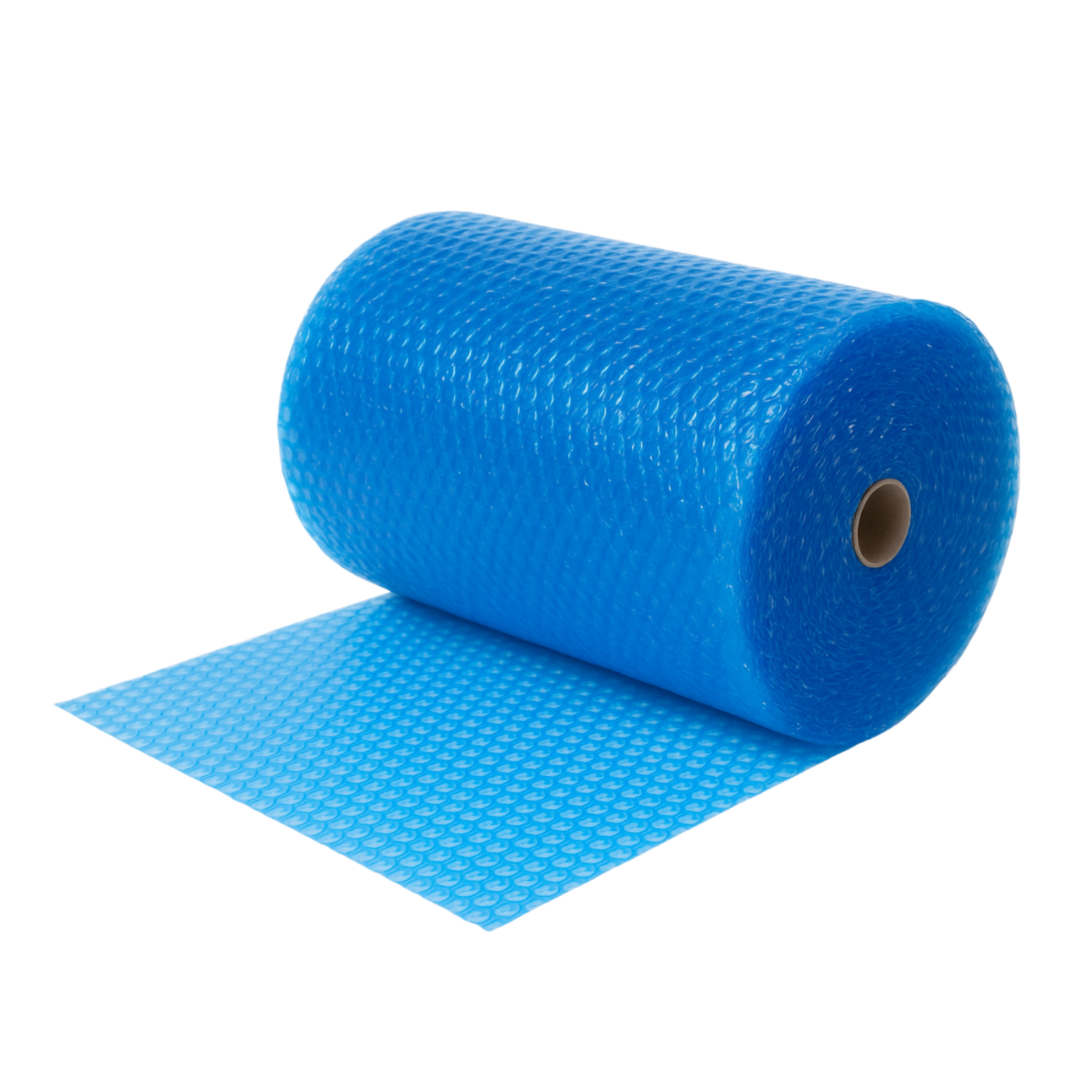 VCI-Korrosionsschutz-Luftpolsterfolie Transparent Blau – 150cm x 100m x 180my